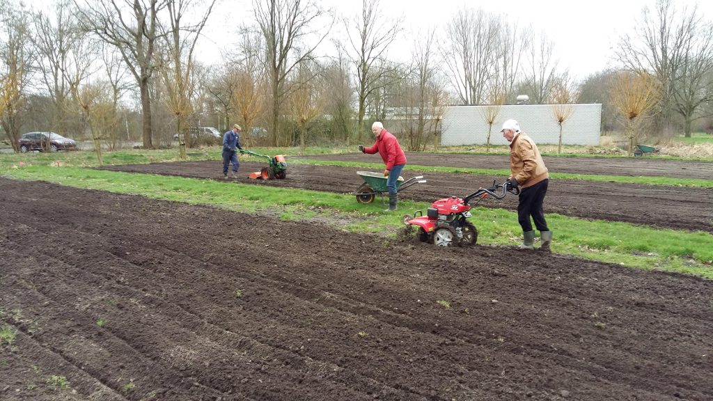 grondbewerking met frees
