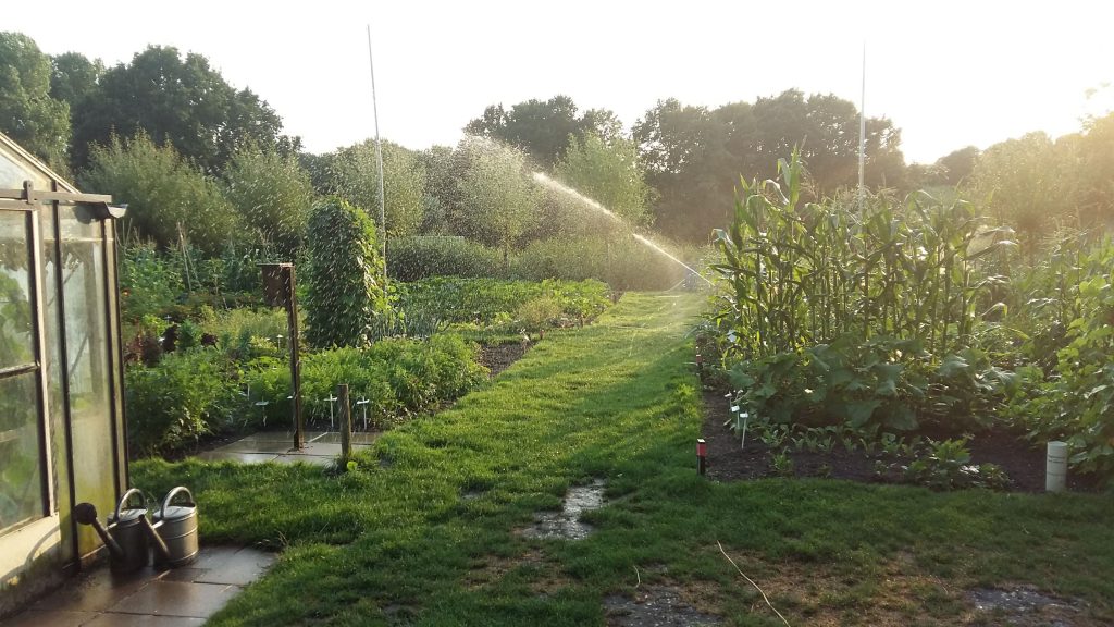 uren en uren sproeien